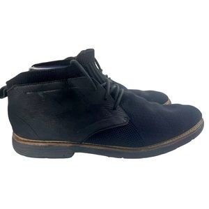 Mark Nason Men's Lite Lugg Webster Black Leather/Fabric Chukka Boot 11M (68979)